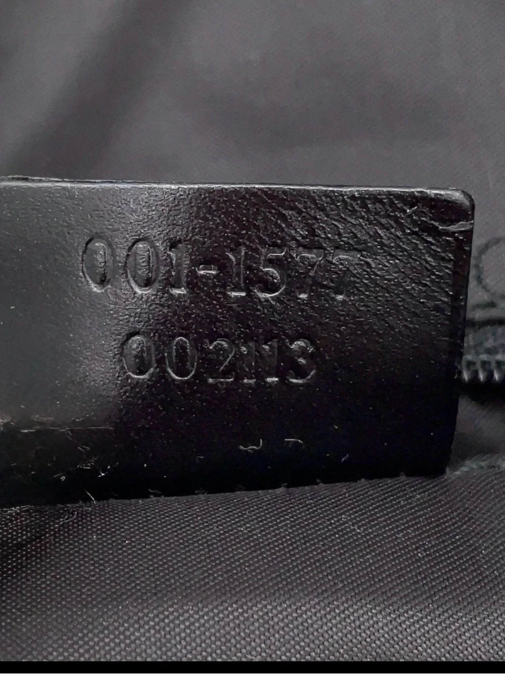 Gucci black nylon